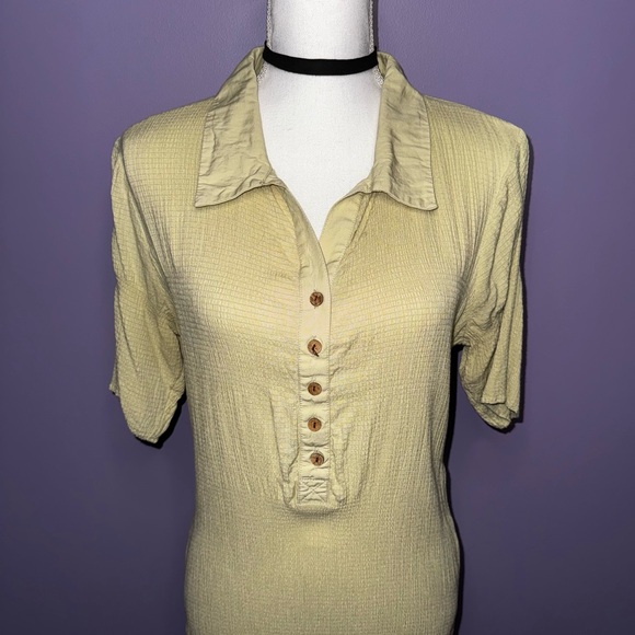 Free People Yellow Endless Summer Something Casual Mini Dress - Picture 3 of 16